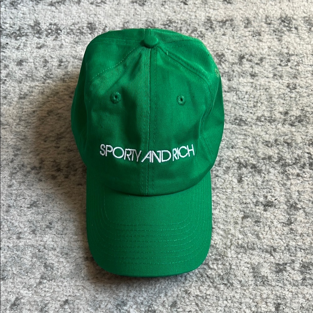 Sporty & Rich Green Baseball Cap